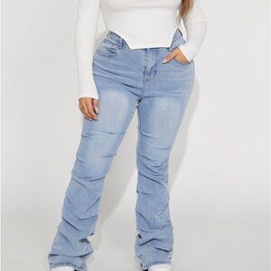 Denim light blue jeans